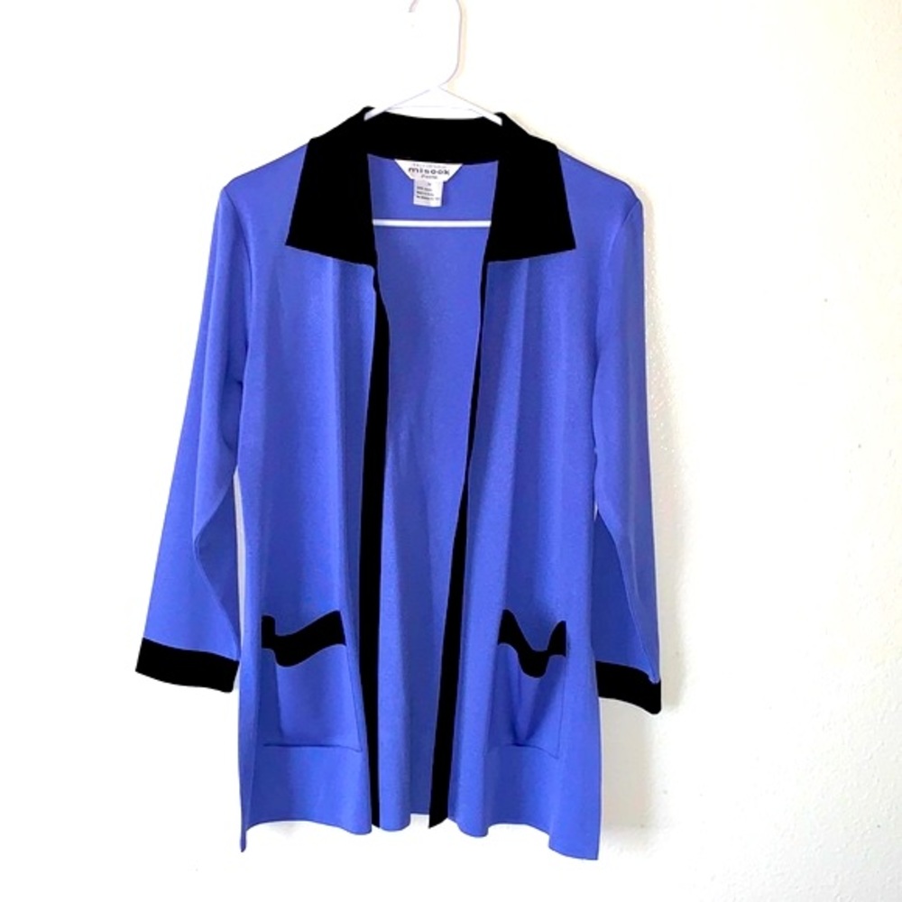 VINTAGE EXCLUSIVELY Misook Open Knit Cardigan